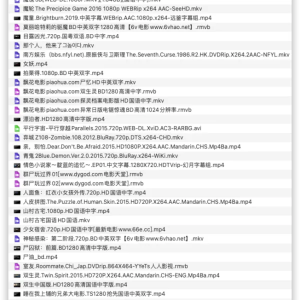 胆小勿进!收藏的各种恐怖片，来看看有你喜欢的吗~