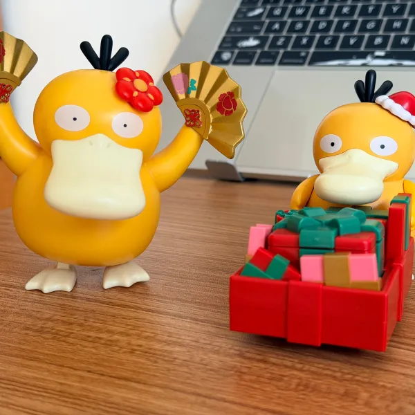 之前免费领的可达鸭